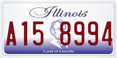 IL license plate A158994