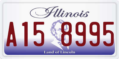 IL license plate A158995