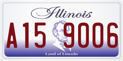 IL license plate A159006