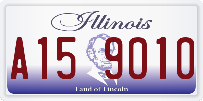 IL license plate A159010