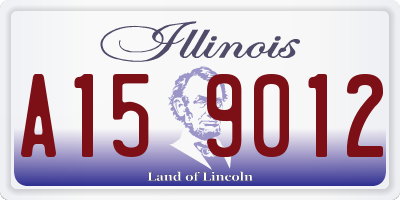 IL license plate A159012