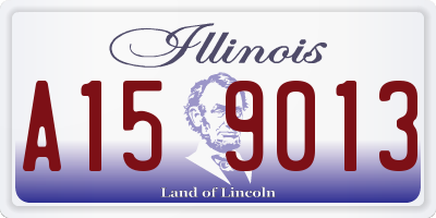 IL license plate A159013