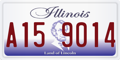 IL license plate A159014