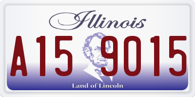 IL license plate A159015