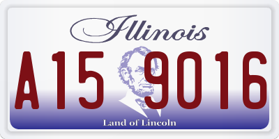 IL license plate A159016