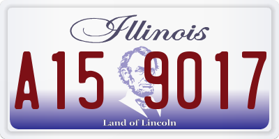 IL license plate A159017