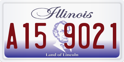 IL license plate A159021