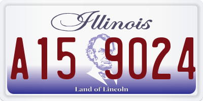IL license plate A159024