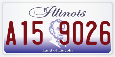 IL license plate A159026