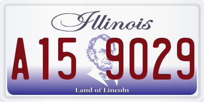 IL license plate A159029
