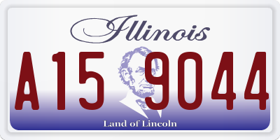 IL license plate A159044