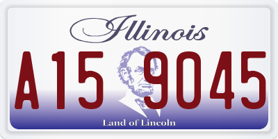 IL license plate A159045