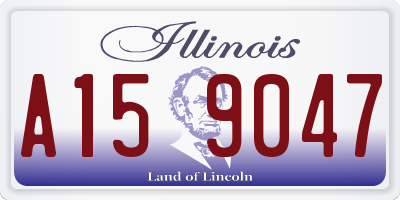 IL license plate A159047