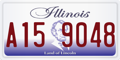 IL license plate A159048