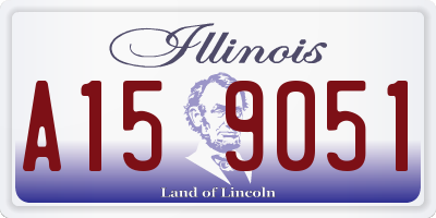 IL license plate A159051