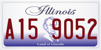 IL license plate A159052