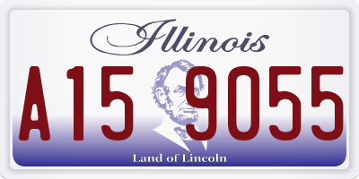 IL license plate A159055