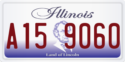 IL license plate A159060