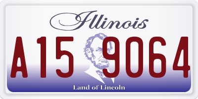 IL license plate A159064