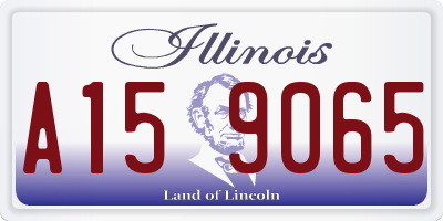IL license plate A159065