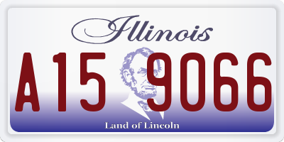 IL license plate A159066