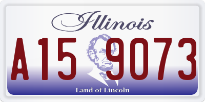 IL license plate A159073