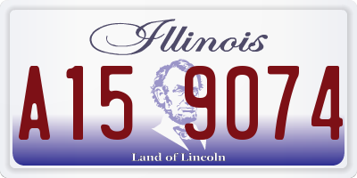 IL license plate A159074