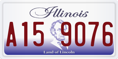 IL license plate A159076