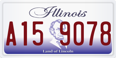 IL license plate A159078