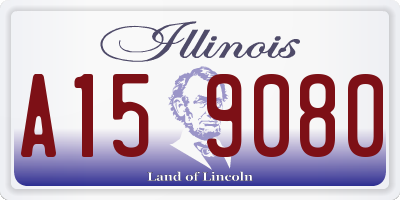 IL license plate A159080