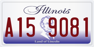 IL license plate A159081
