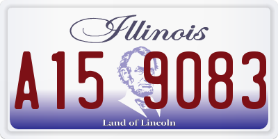 IL license plate A159083