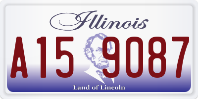IL license plate A159087
