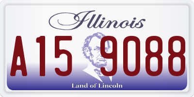 IL license plate A159088