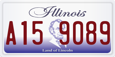 IL license plate A159089