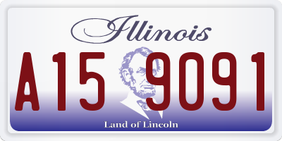 IL license plate A159091