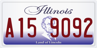 IL license plate A159092