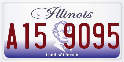 IL license plate A159095