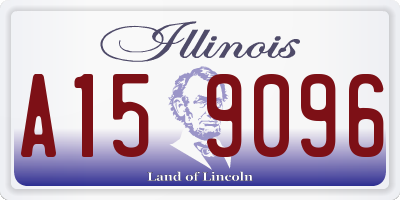 IL license plate A159096