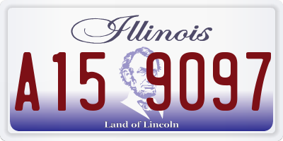 IL license plate A159097