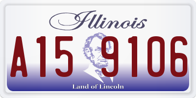 IL license plate A159106