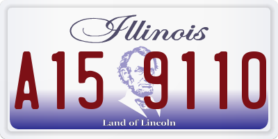 IL license plate A159110