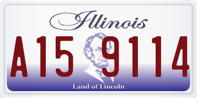 IL license plate A159114