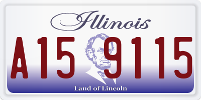 IL license plate A159115