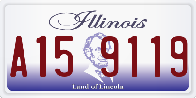 IL license plate A159119