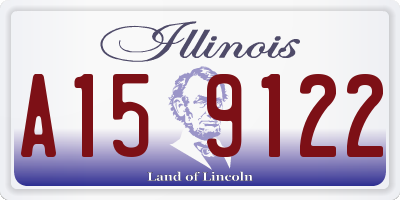 IL license plate A159122