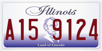 IL license plate A159124