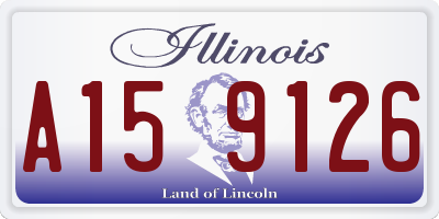 IL license plate A159126