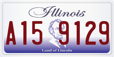 IL license plate A159129