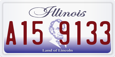 IL license plate A159133